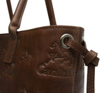Camel Signature Shoulder Bag
