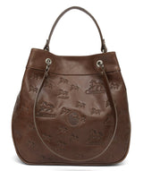 Camel Signature Shoulder Bag