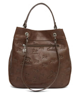 Camel Signature Shoulder Bag
