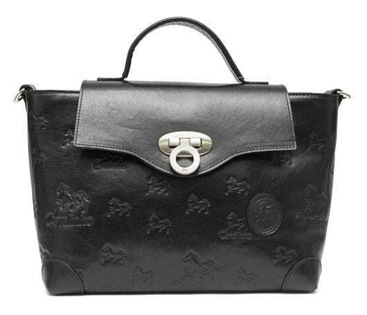 Black Signature Handbag