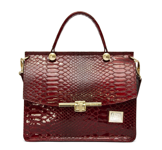 Red Patent Leather Handbag