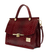Red Patent Leather Handbag