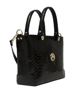 Black Patent Leather Handbag