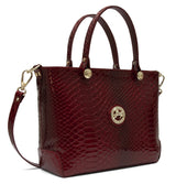 Red Patent Leather Handbag