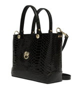 Black Patent Leather Handbag