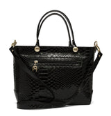 Black Patent Leather Handbag