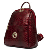 Red Patent Leather Backpack