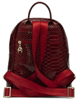 Red Patent Leather Backpack