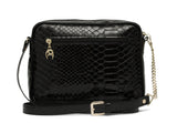 Black Patent Leather Crossbody