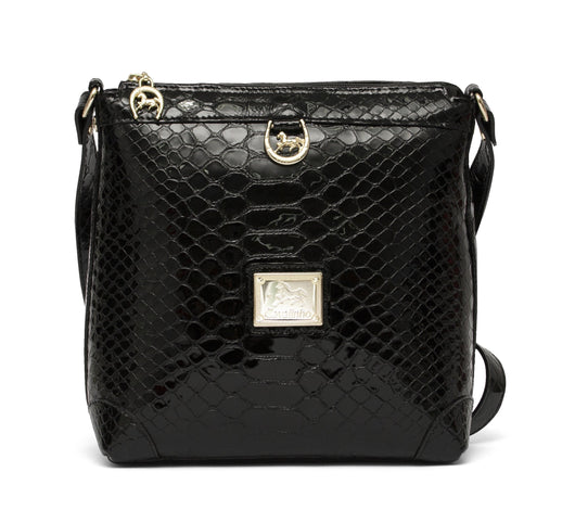 Black Patent Leather Crossbody