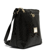 Black Patent Leather Crossbody