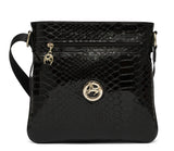 Black Patent Leather Crossbody