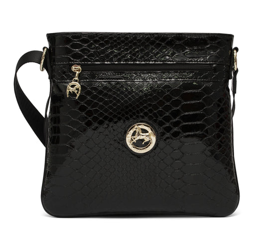 Black Patent Leather Crossbody