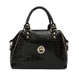 Black Patent Leather Handbag