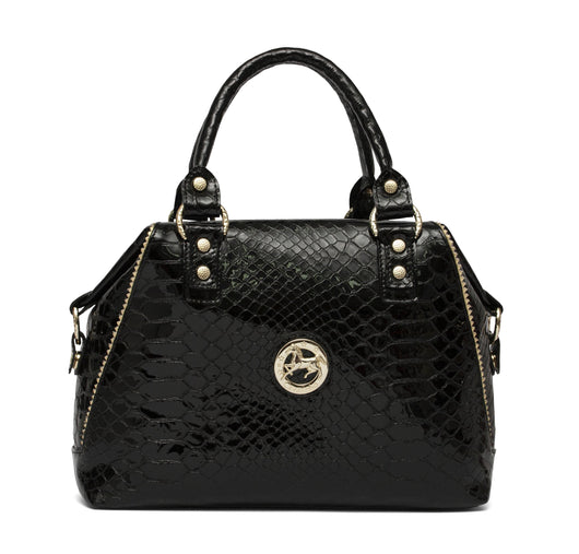 Black Patent Leather Handbag
