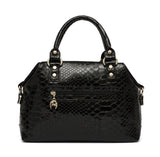 Black Patent Leather Handbag