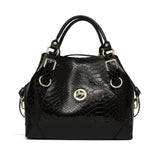 Black Patent Leather Handbag