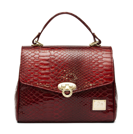 Red Patent Leather Handbag