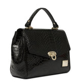 Black Patent Leather Handbag