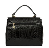 Black Patent Leather Handbag