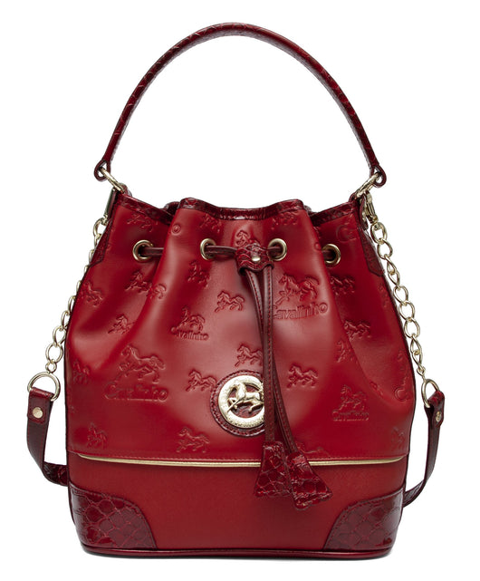 Emily Red Bucket Bag