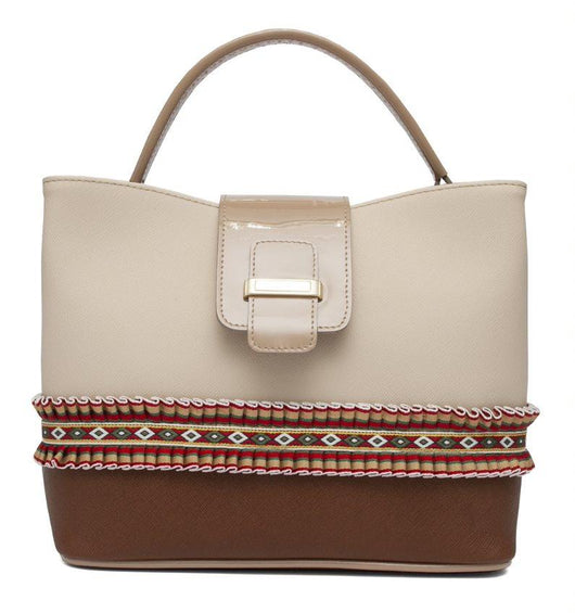 Pony's Beige Handbag