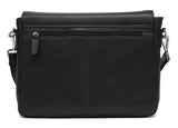 Mens Black Messenger Bag