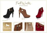 Black Suede Ankle Boots