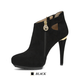Black Suede Ankle Boots