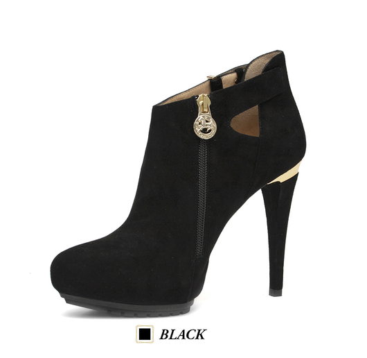 Black Suede Ankle Boots