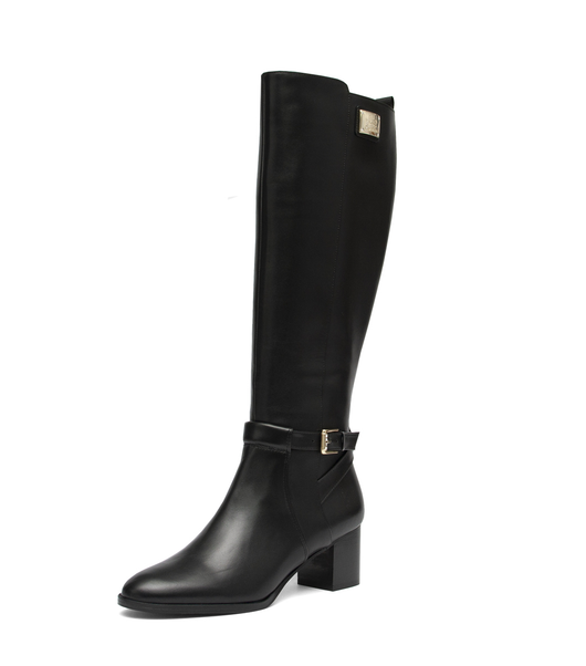 Black Knee High Boots