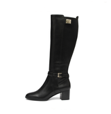 Black Knee High Boots