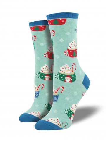 COCOA CHRISTMAS SOCKS MINT
