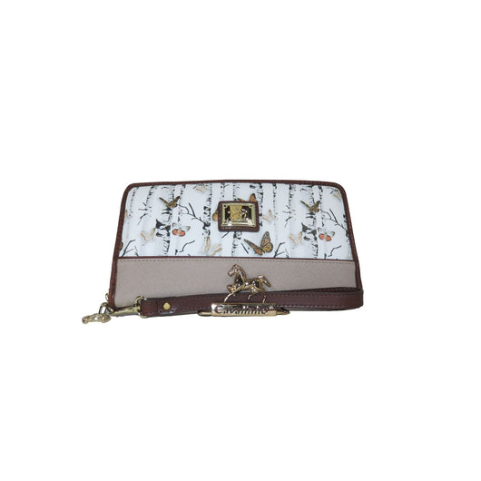 Mariposa Brown Wristlet