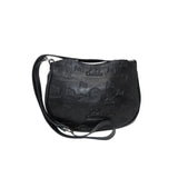 Black Signature Shoulder Bag