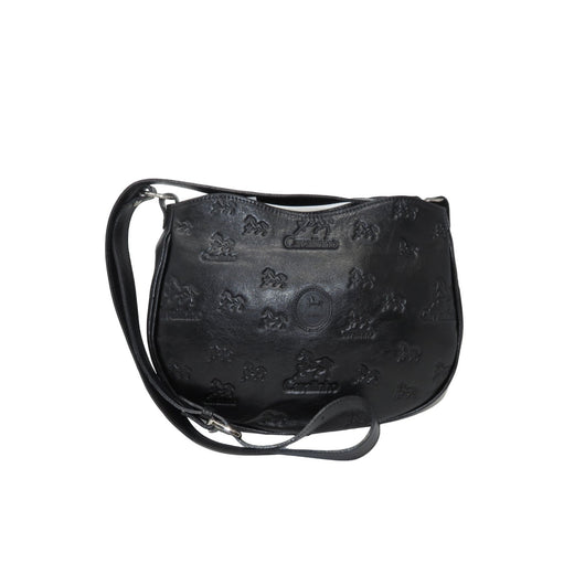 Black Signature Shoulder Bag