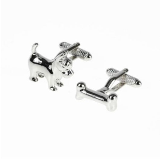 Dog and Bone Cufflinks