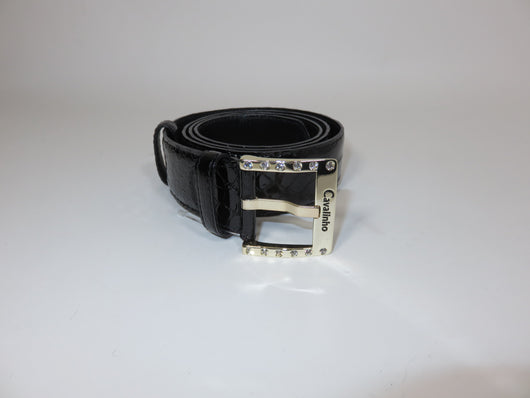 Black Patent Leather Belt