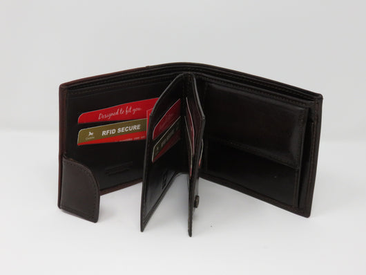 Black/Brown Men's Wallet