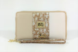 Serenity Beige Wristlet