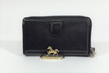 Black & Silver Wristlet