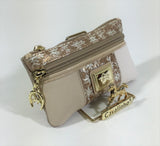 Serenity Beige Small Cosmetic Case