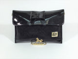 Clutch Patent Leather/Suede Black Viana