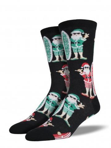 SURF SANTA SOCKS