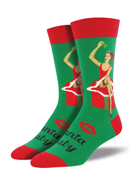 Men's Santa Baby Socks