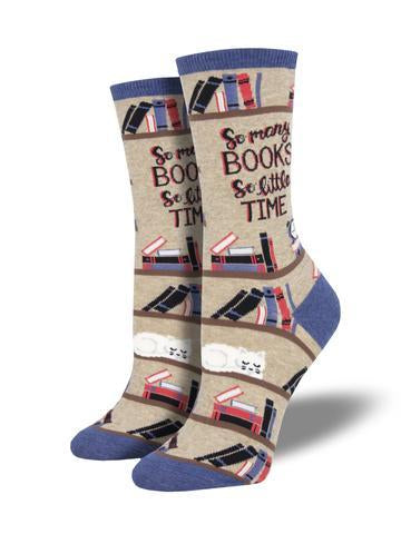 TIME FOR A GOOD BOOK SOCKS