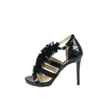 Black Fringe Sandals