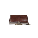 Mariposa Brown Wristlet
