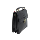 Small Black Vintage Messenger Bag