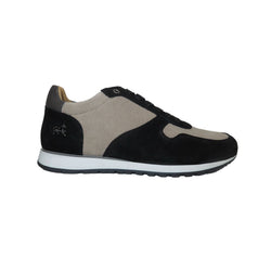 Black & Beige Sneakers